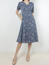 Aria Midi Dress - Blue